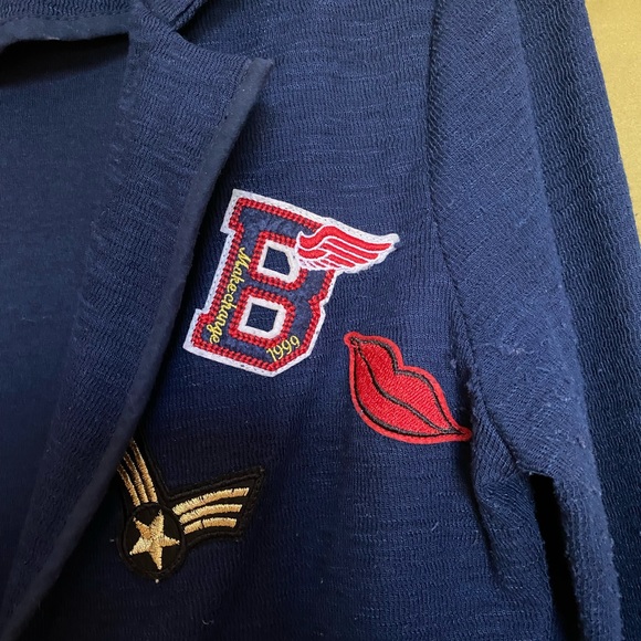 ♥️. BLUE BLASER / CARDIGAN/ JACKET FROM FRESHMAN BRAND - Picture 2 of 7